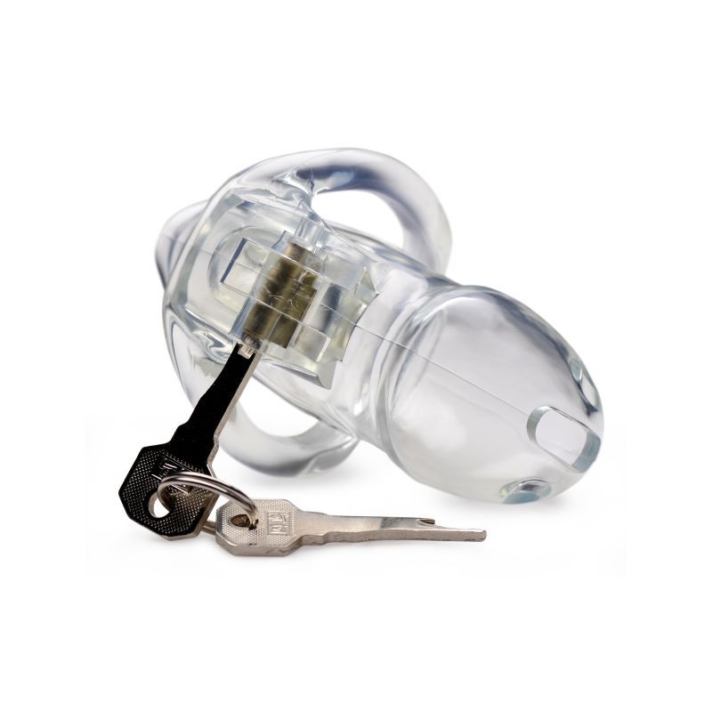 Clear Captor Chastity Cage Small Transparent