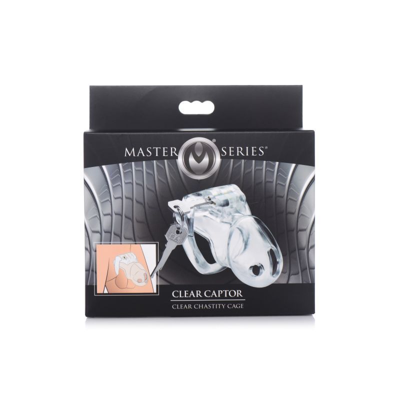 Clear Captor Chastity Cage Small Transparent