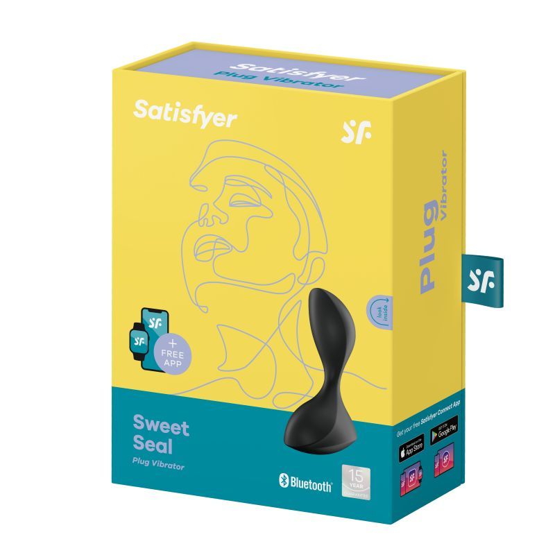 Satisfyer Sweet Seal Vibrating Anal Plug in Black