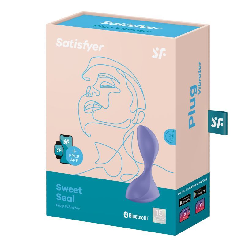 Satisfyer Sweet Seal Vibrating Anal Plug in Lilac