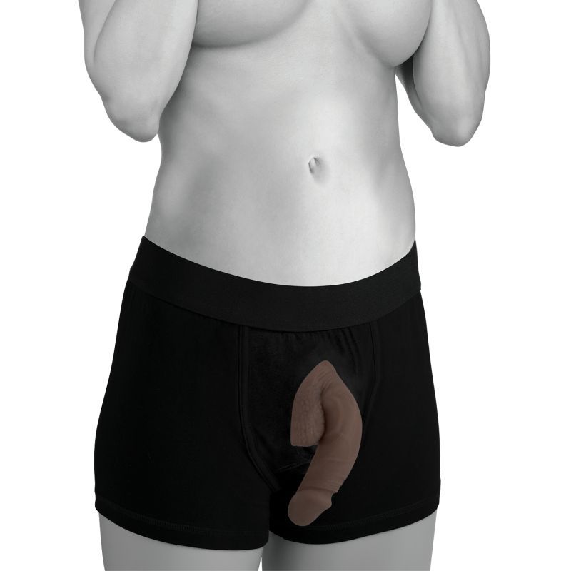 Large Bulge Soft Packer Dildo 6 Inches Medium Skin Tone