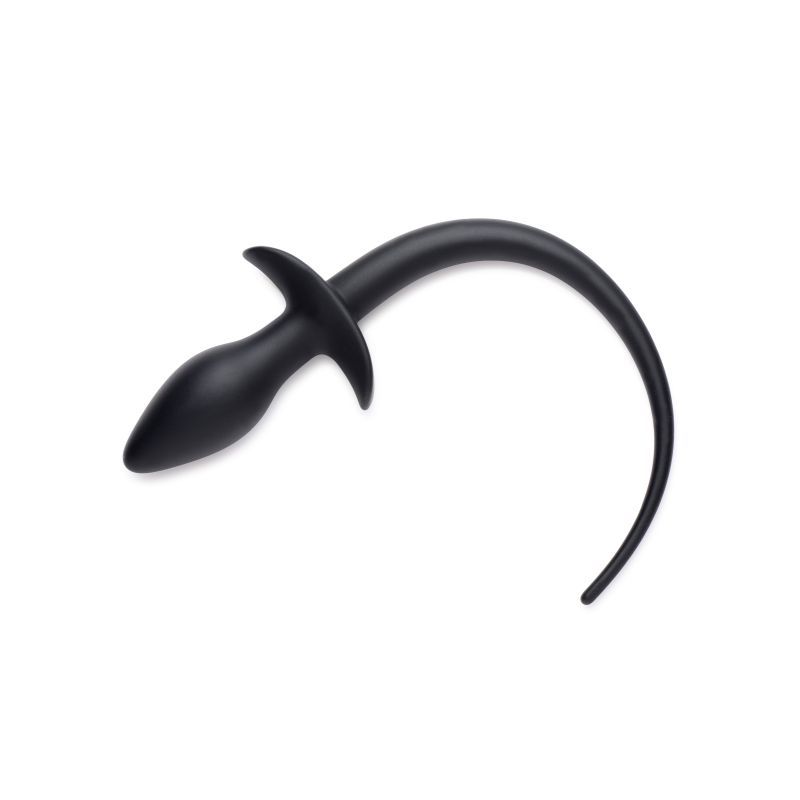 Puppy Play Set Including Gag Plug and Collar in Black
