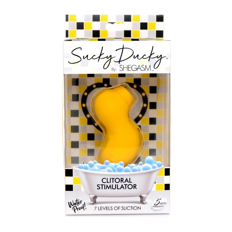 Shegasm Sucky Ducky Clit Stimulator in Pink