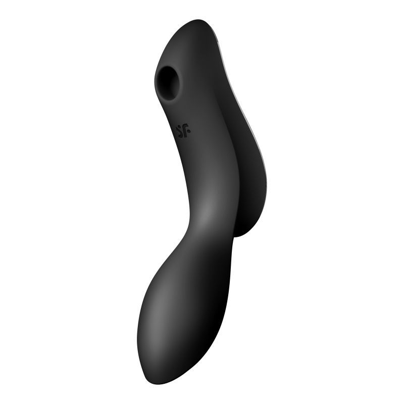 Satisfyer Curvy Trinity 2 Insertable Air Pulse Vibrator in Black