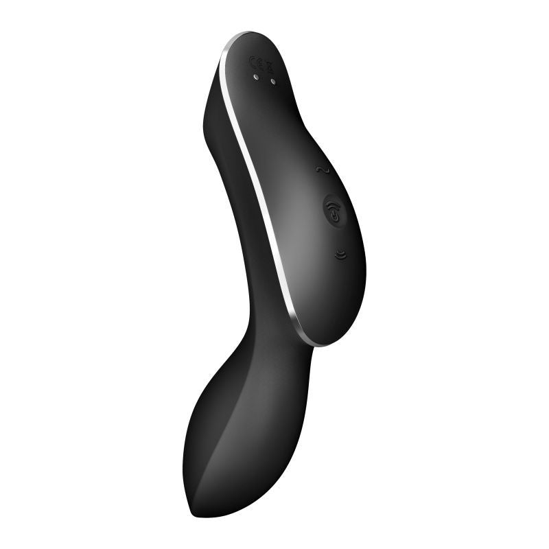 Satisfyer Curvy Trinity 2 Insertable Air Pulse Vibrator in Black
