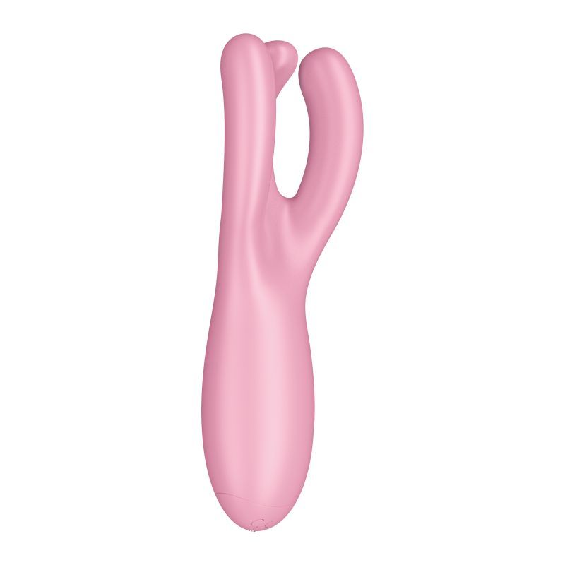 Satisfyer Threesome 4 Connect (Pink) – App-Controlled Flexible Clitoral and Labia Vibrator
