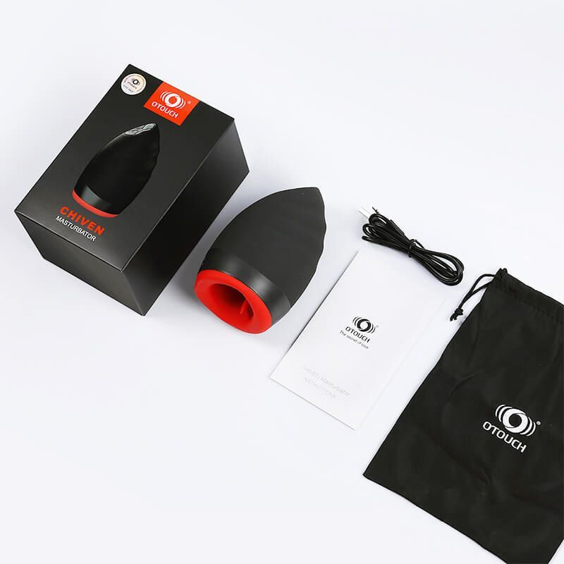 Chiven 2 (Black) – Heating Vibrating Masturbator