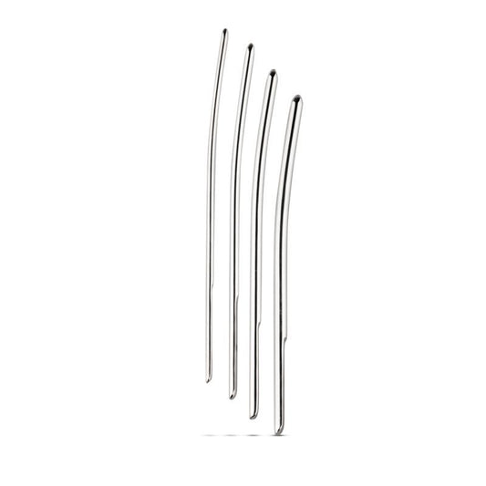 Single Ended Dilator Trainer Set – Stainless Steel 4 Piece Dilator Set > Sex Toys For Men > Sounding Rods