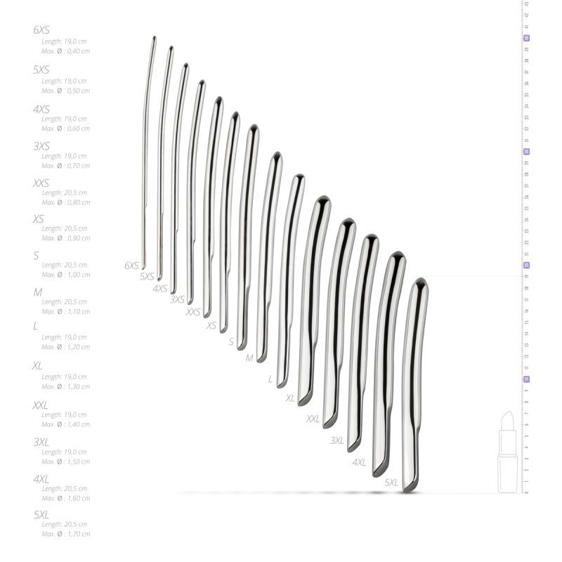 Single Ended Dilator Set 14 Pc with 4mm to 17mm Sizes