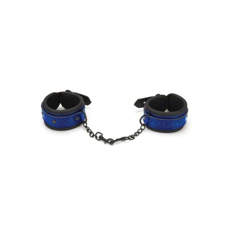 Whip Smart Diamond Handcuffs in Blue
