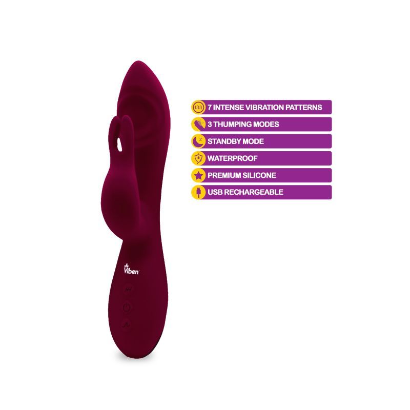 Viben Pzazz Thumping Rabbit Ruby