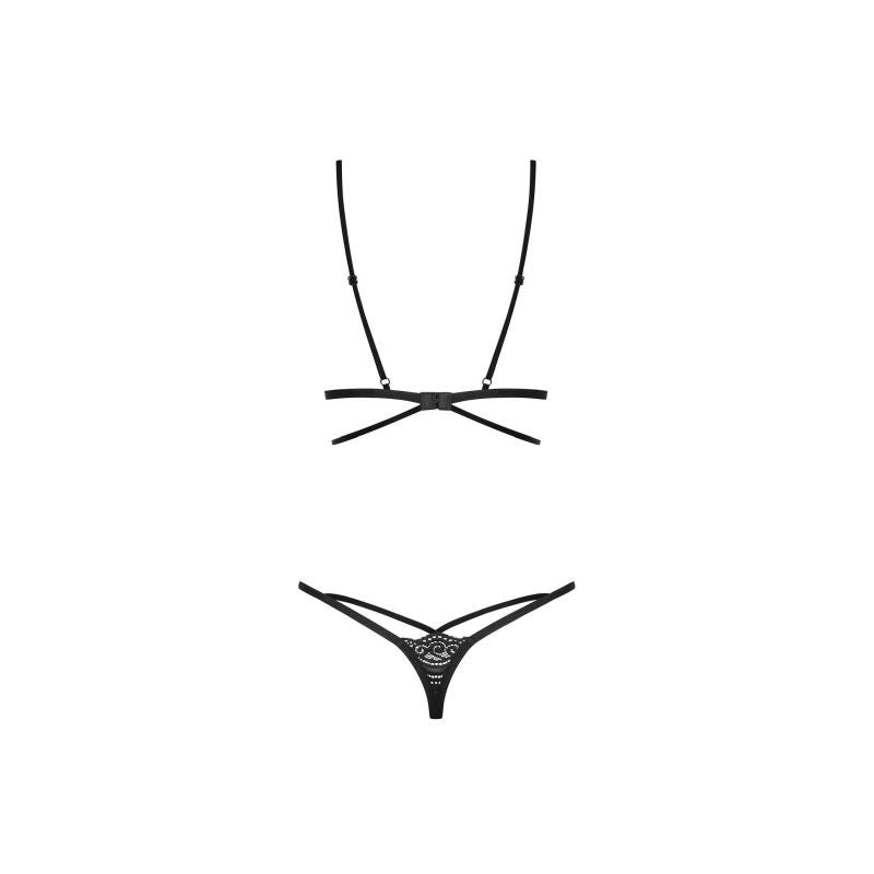 Diyosa 2 Piece Set Black Lingerie Ensemble