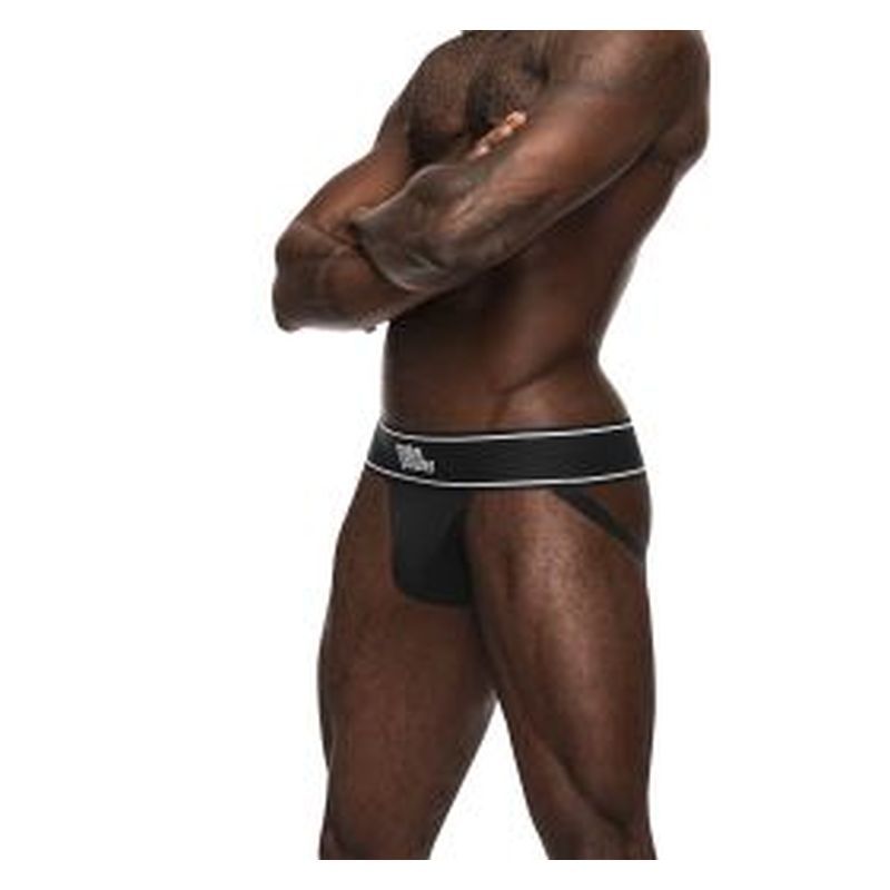 Male Power Modal Rib Jock (Black) – Men’s Supportive Jockstrap