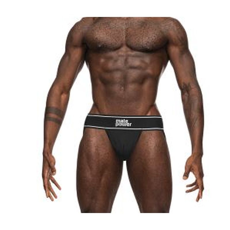 Male Power Modal Rib Jock (Black) – Men’s Supportive Jockstrap