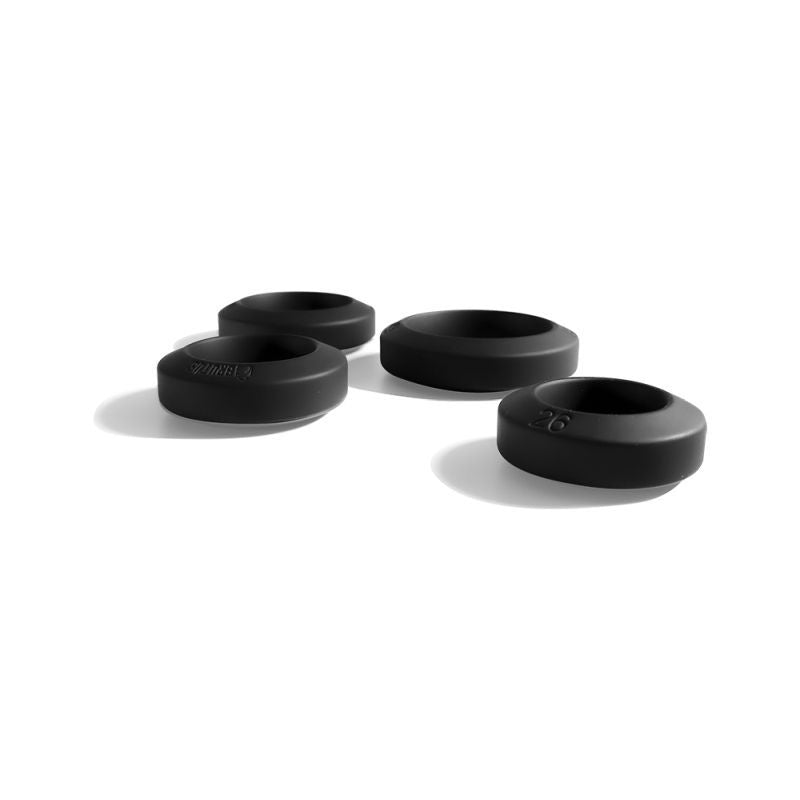 Brutus Big Bulge – Silicone Cock Ring Set of 4 with Various Inner Diameters