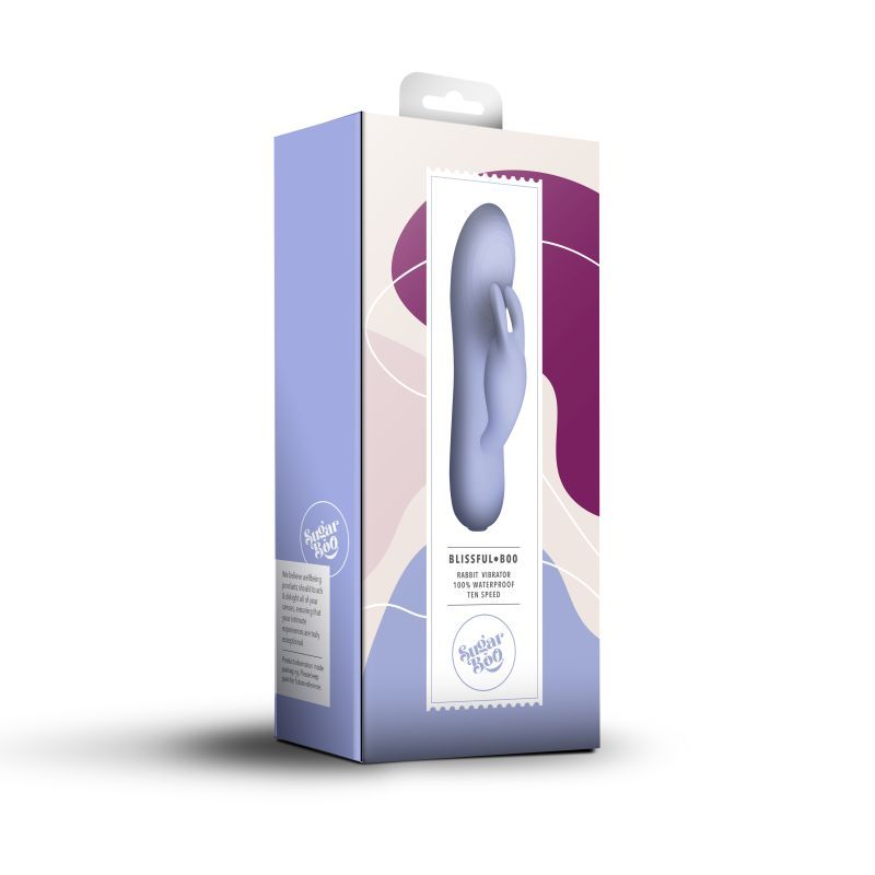 SugarBoo Blissful Boo Rabbit Vibe Lilac Dual Motor Vibrator
