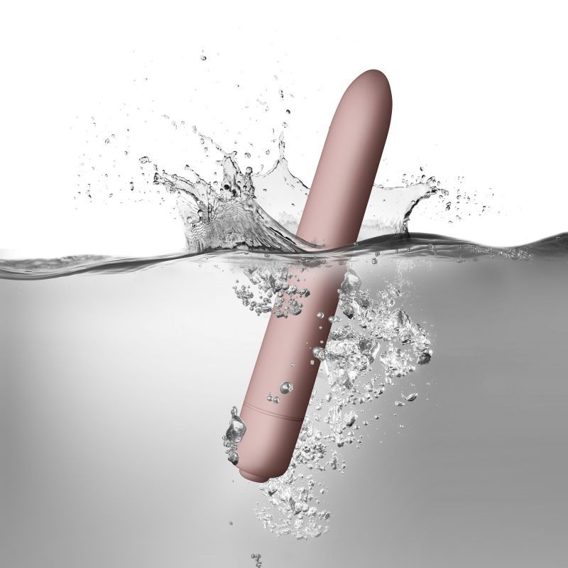 SugarBoo Bullet Vibrator - Waterproof Silicone Stimulator - Blush