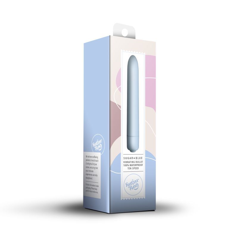 SugarBoo Bullet Vibe Blue Waterproof Pleasure Device