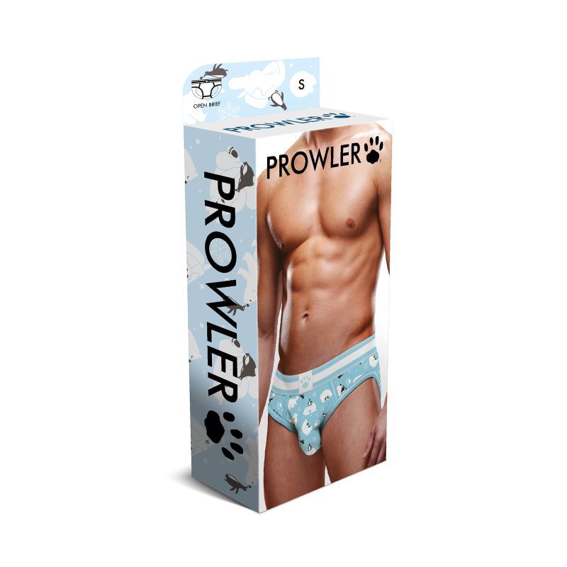 Prowler Winter Open Back Brief with Fun Polar Design