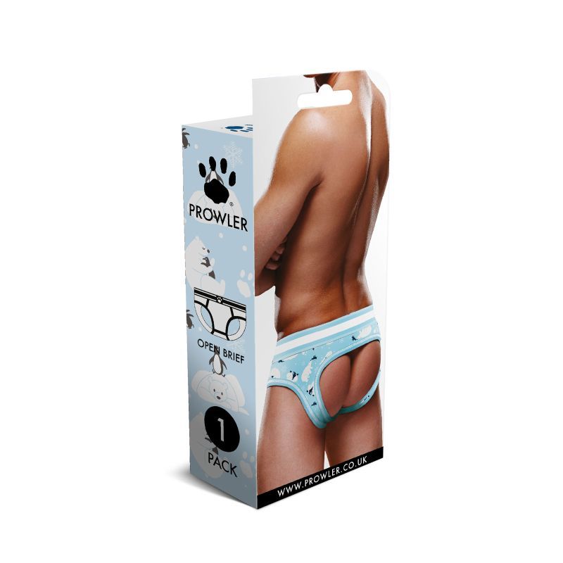 Prowler Winter Open Back Brief with Fun Polar Design