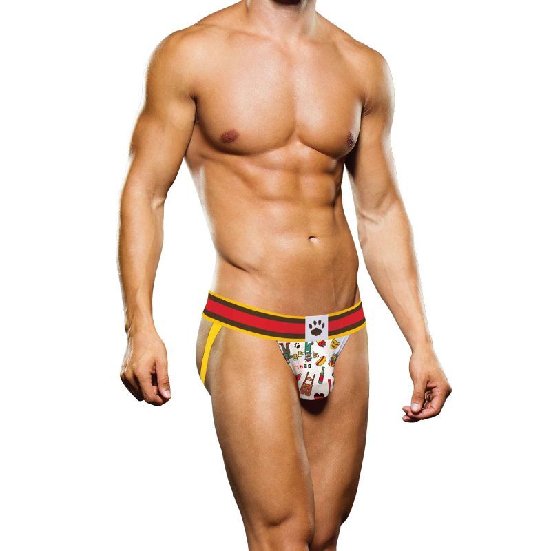 Prowler Berlin Jock Strap in Yellow and Red Colorway