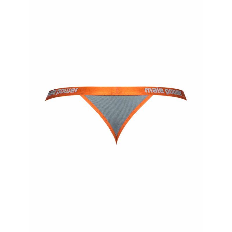 Male Power Casanova Uplift Micro Thong in Grey for Men