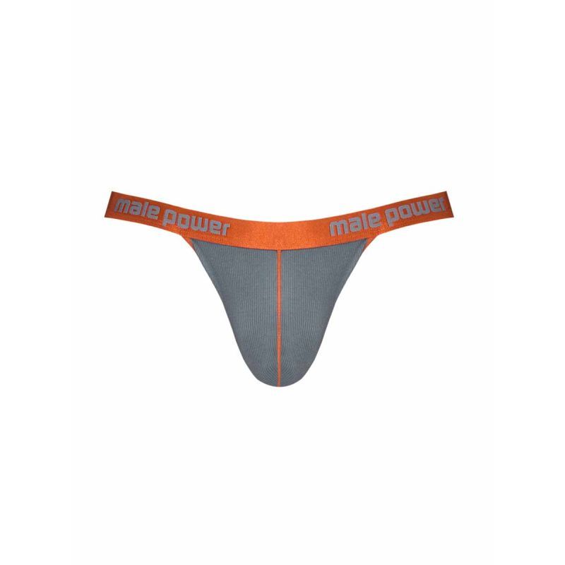 Male Power Casanova Uplift Micro Thong in Grey for Men