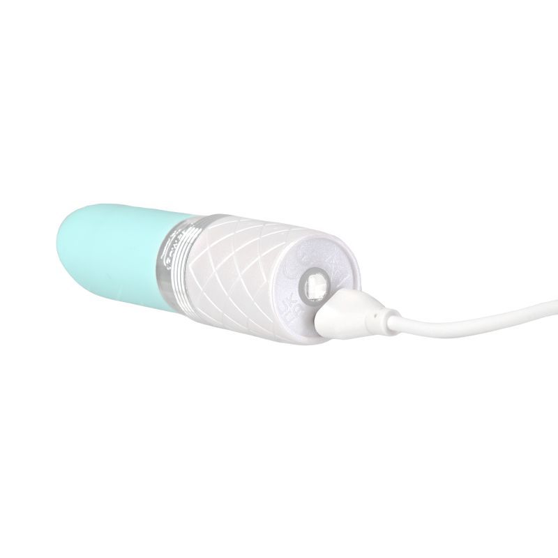 Pillow Talk Lusty Flickering Massager Teal Clitoral Vibrator