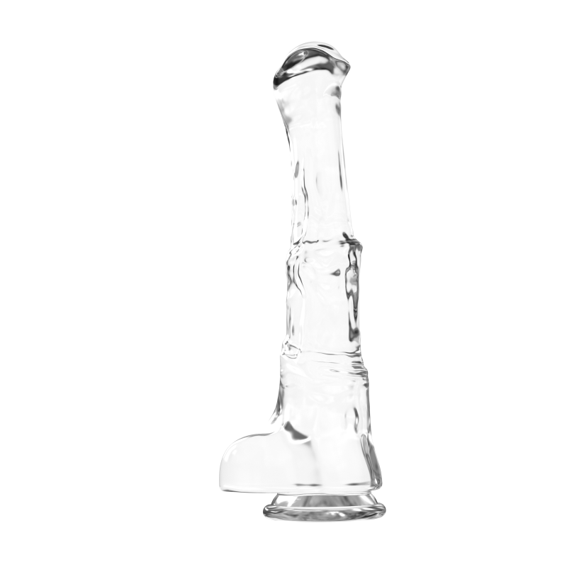 Denny Dong Clear XXL (40cm Length, 14cm Diameter) – Large Realistic Dildo with Suction Cup