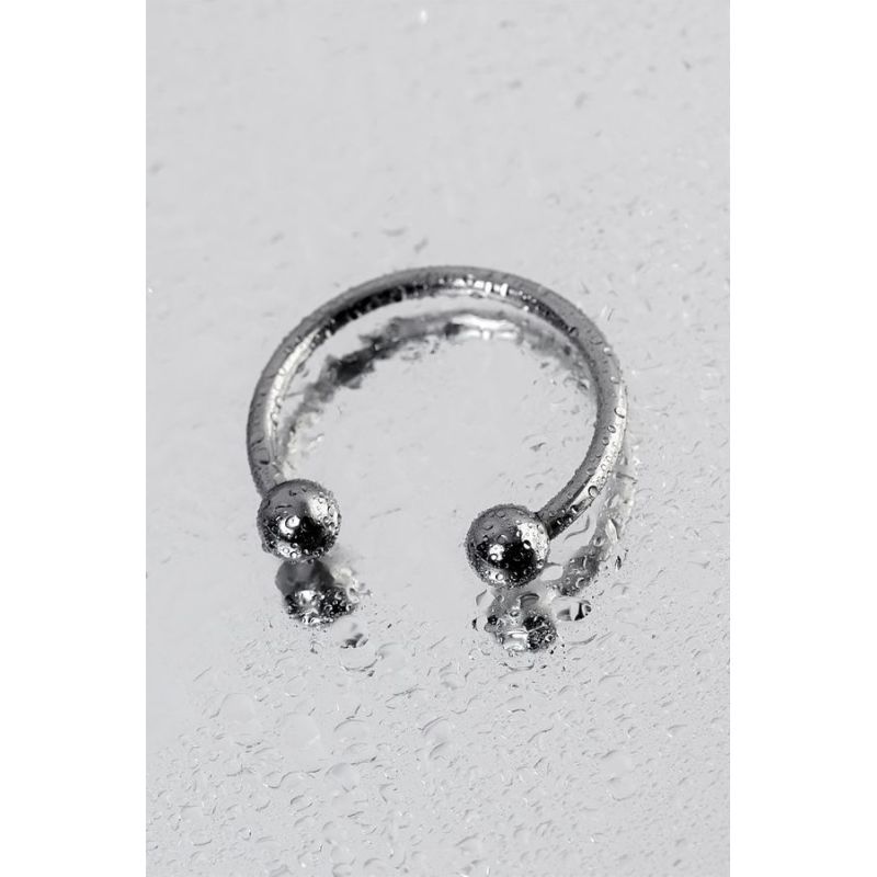 Silver Metal 30mm Adjustable Penis Ring – Slim Erection Ring