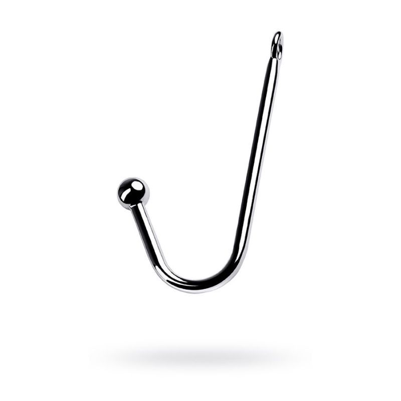 Silver Metal Anal Hook with Ball – 37cm Metal