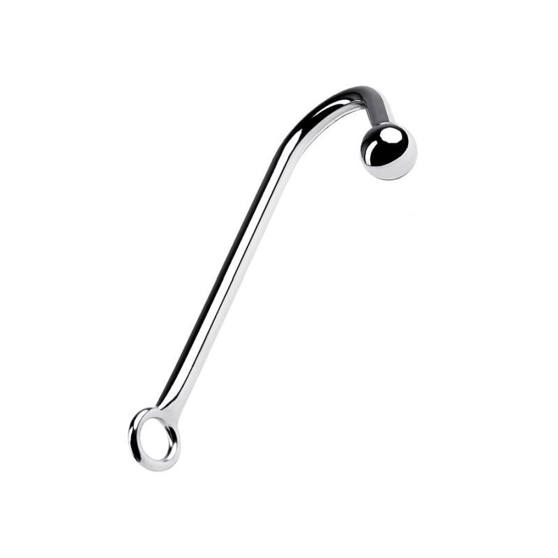 Silver Metal Anal Hook with Ball – 37cm Metal