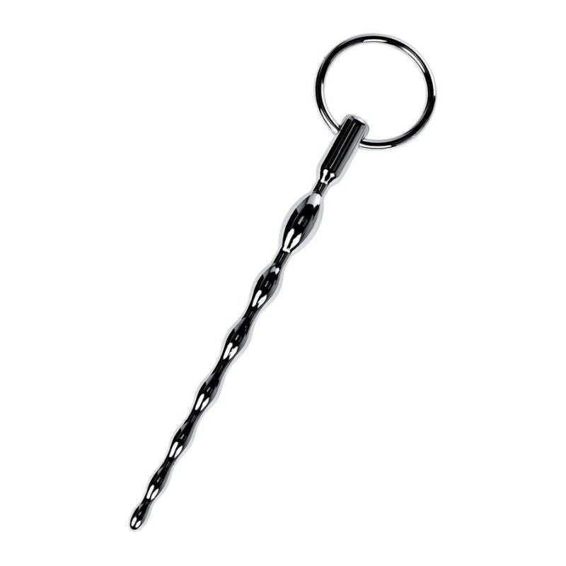 Silver Metal Braided Urethral Plug with Replaceable Rings – Metal Urethral Plug