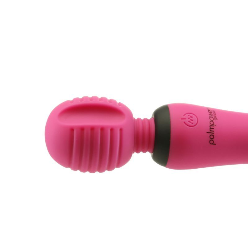 PalmPower Groove Mini Wand Fuchsia - Portable Massager