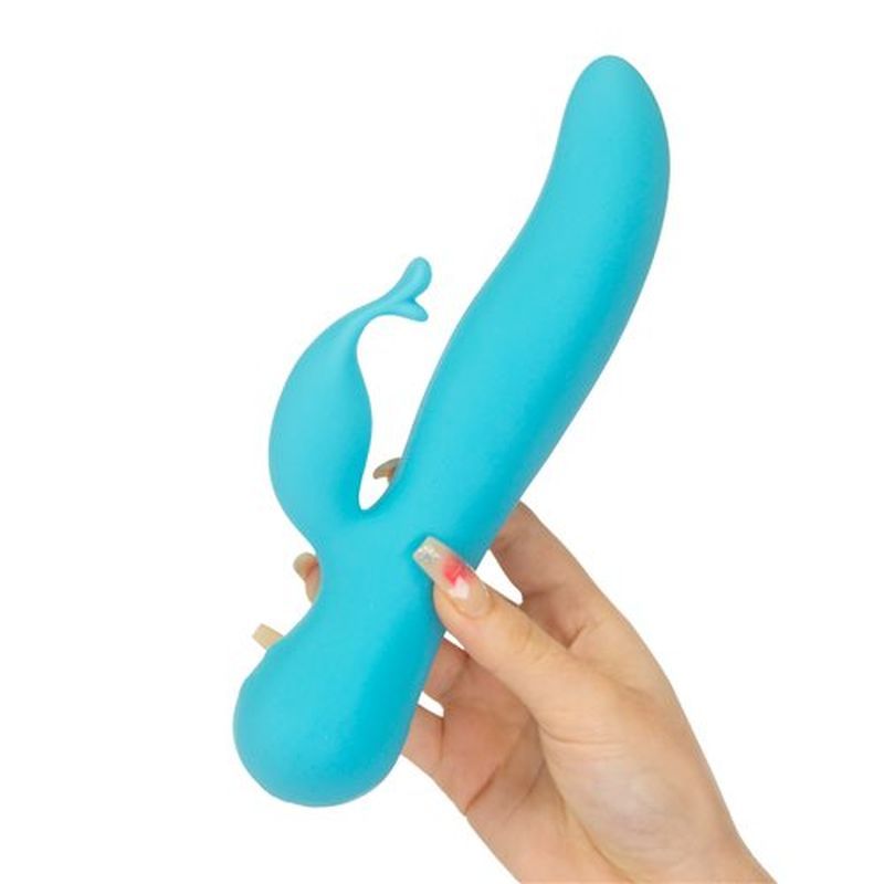 Kissing Swan Rabbit Vibrator 21cm Long 3.8cm Diameter
