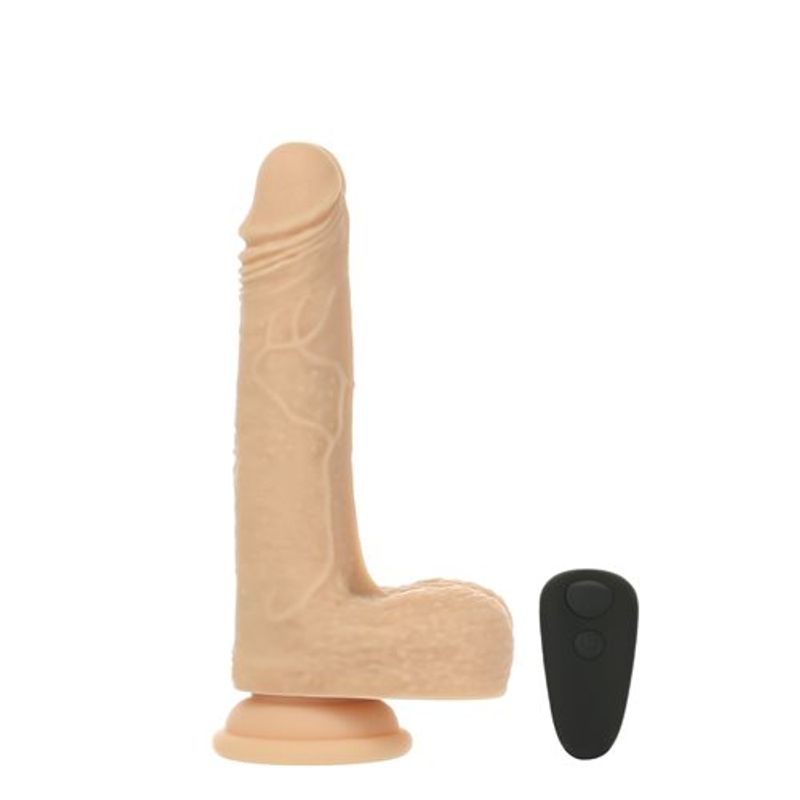 The Freak Vibrating Rotating Dong Remote-Controlled 7.5 Inch Realistic Dong