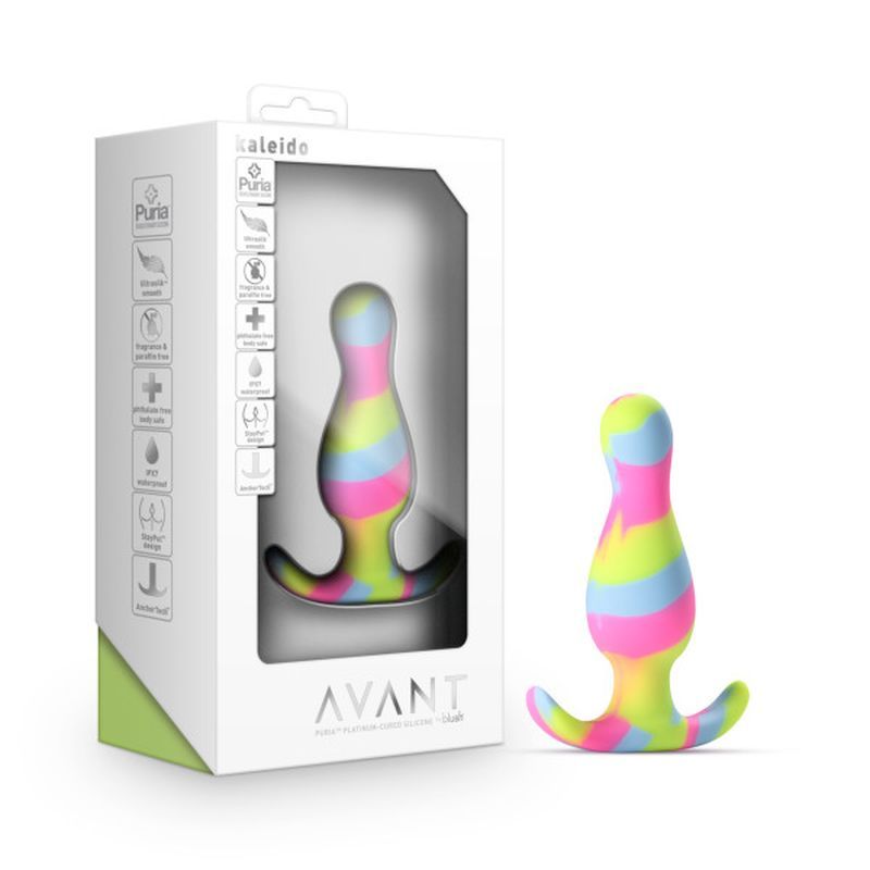 Avant Kaleido (Lime) – Ultrasilk Smooth Silicone Curved Vibrator