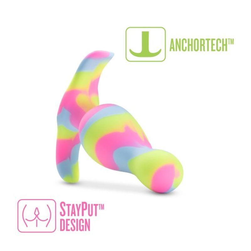 Avant Kaleido (Lime) – Ultrasilk Smooth Silicone Curved Vibrator