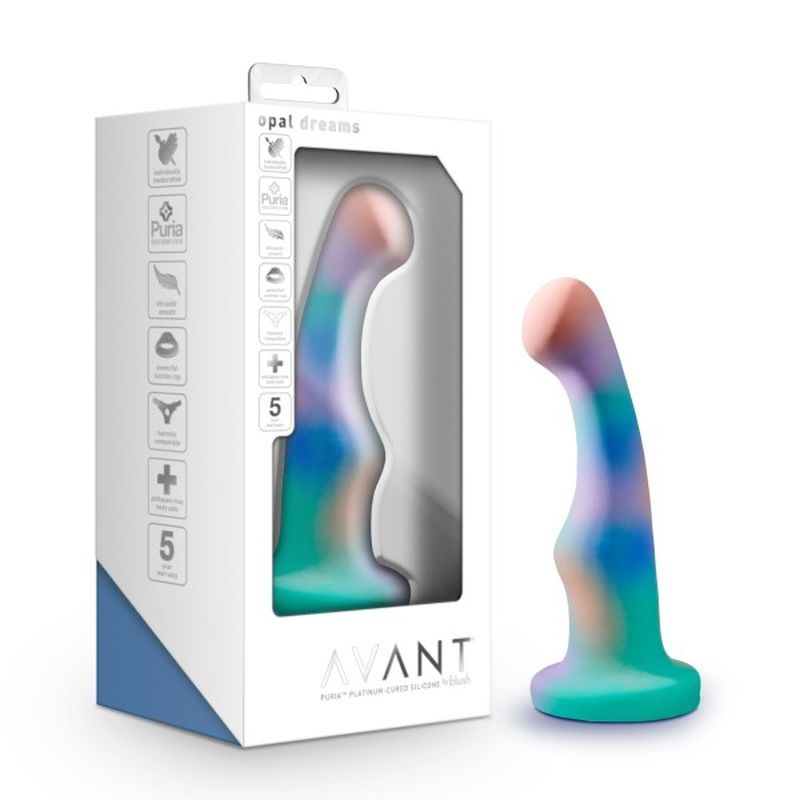 Avant Opal Dreams Aqua Silicone 6 Inch Dildo – Luxury Silicone Dildo
