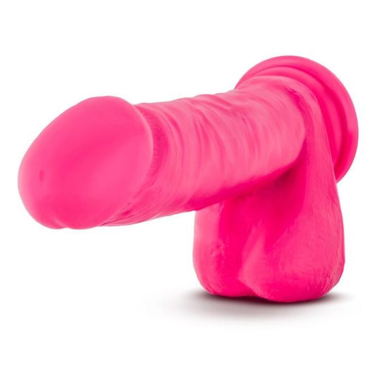 Ruse Big Poppa Hot Pink Dildo 6.6 Inch Insertable Length