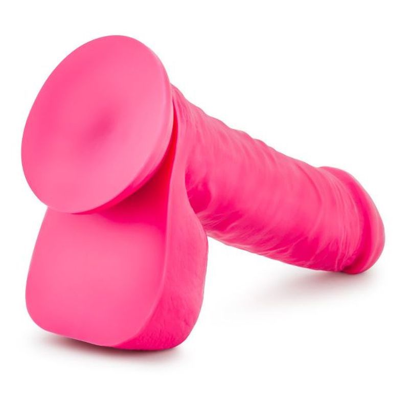 Ruse Big Poppa Hot Pink Dildo 6.6 Inch Insertable Length