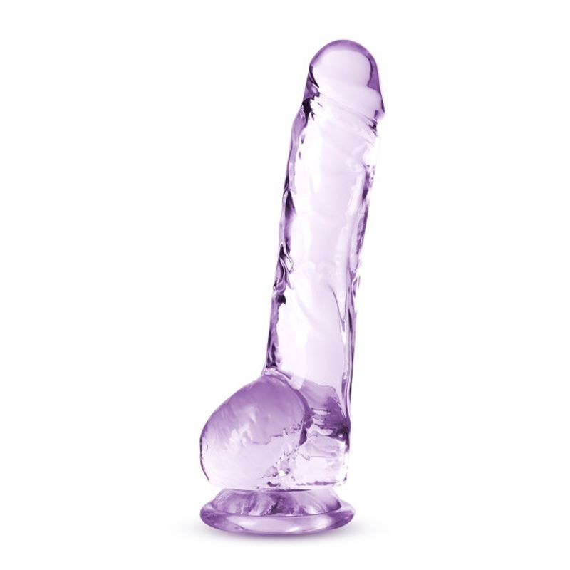 Naturally Yours 8 Inch Crystaline Dildo Amethyst