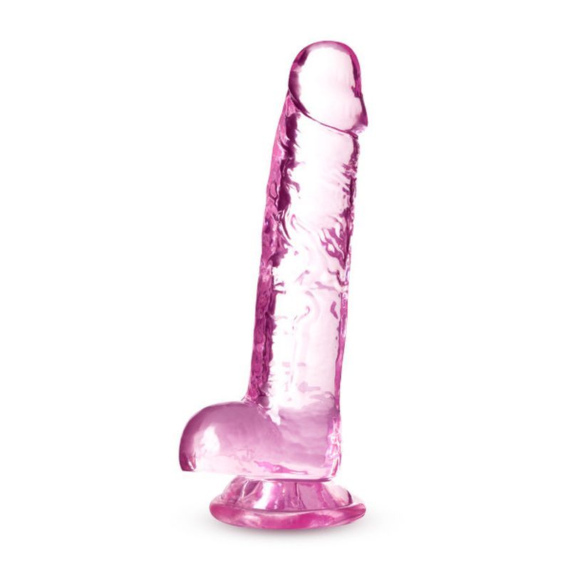 Naturally Yours Crystaline 7 Inch Dildo with Suction Cup Base