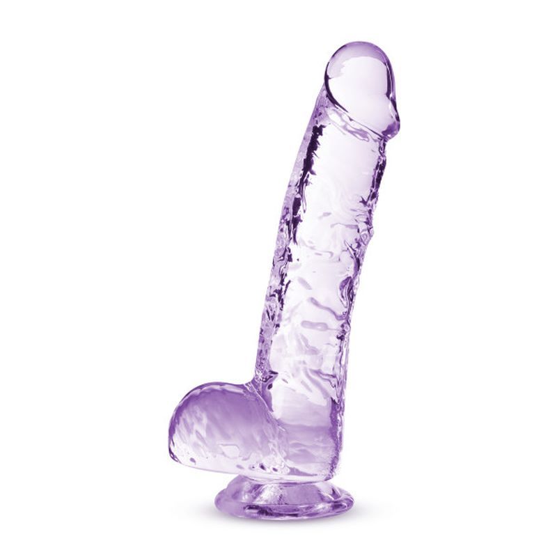 Naturally Yours Crystaline Amethyst – 6 Inch Suction Cup Dildo