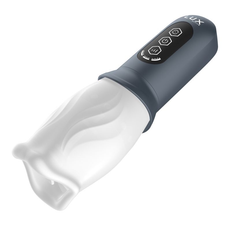 First Class Rotating Masturbator Cup – Textured Soft Sleeve Male Toy