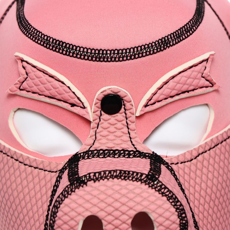 Neoprene Pig Mask (Pink) – Comfortable Neoprene Rubber Mask