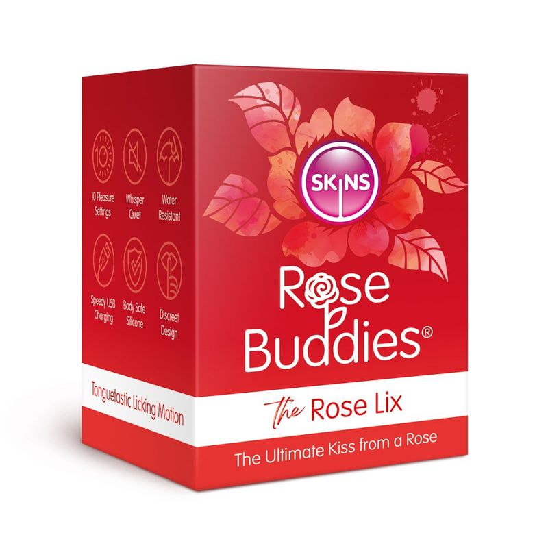 Skins Rose Buddies The Rose Flix (Red) Clitoral Massager