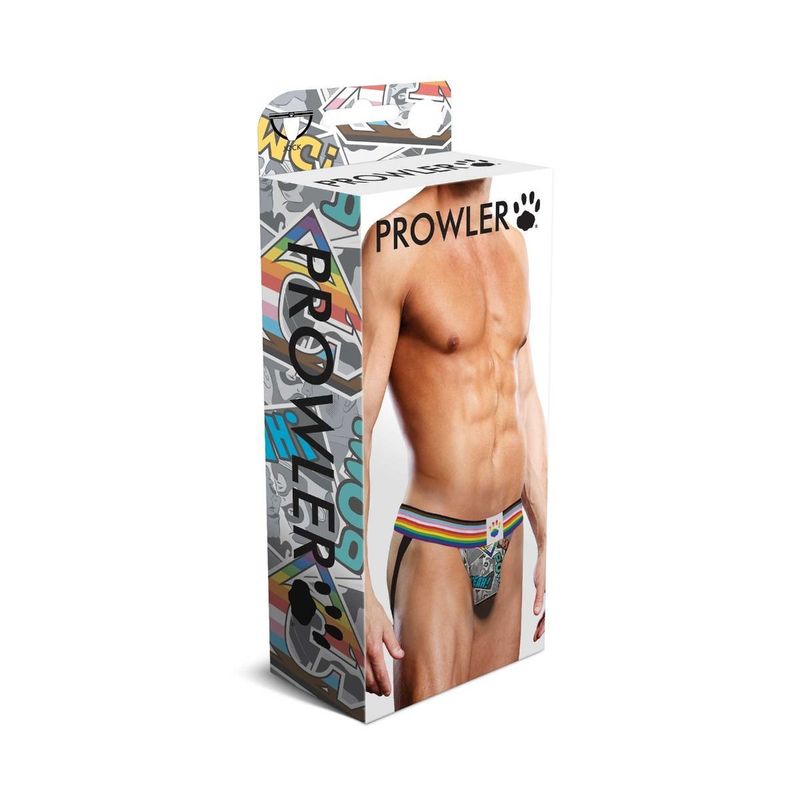 Prowler Comic Book Jockstrap with Vibrant Waistband
