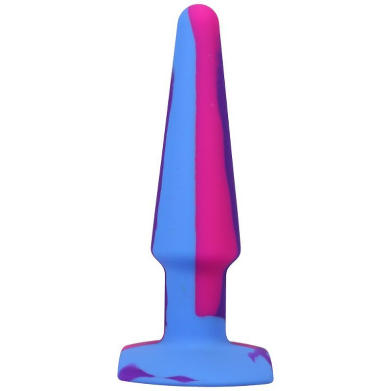 Groovy Silicone Anal Plug 5 Inch Berry