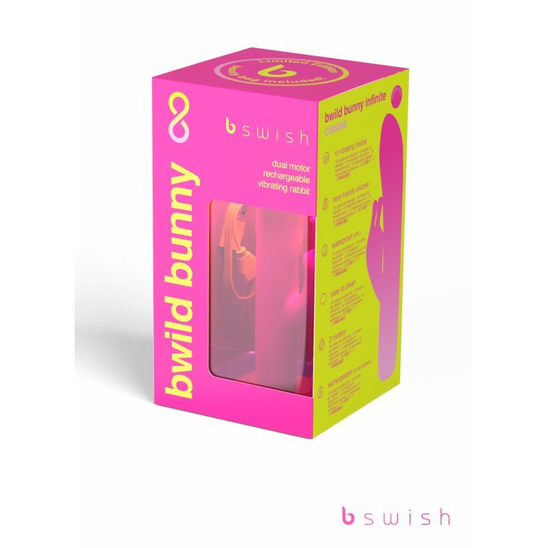 Bwild Bunny Classic Infinite Limited Edition Sunset Pink 8 Modes
